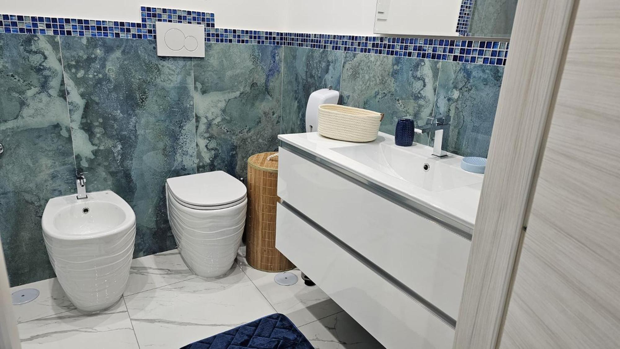 カステッランマーレ・ディ・スタービア Blue Dreamsヴィラ エクステリア 写真